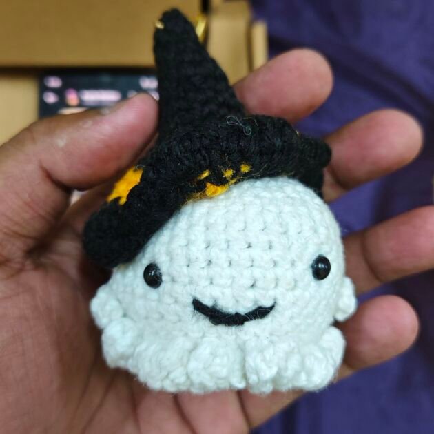 Halloween Ghost Keychain